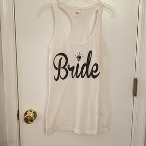 Bride tank top